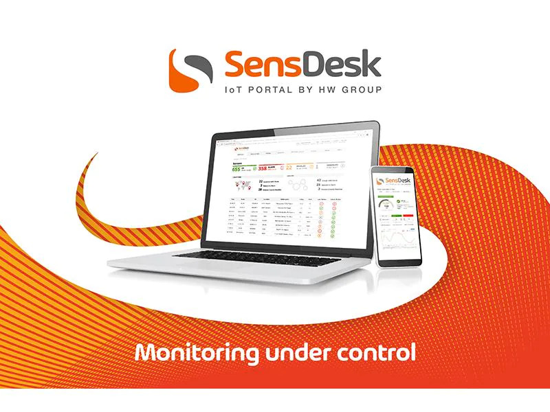 HWgroup Software Lizenz SensDesk.com für 10 Geräte