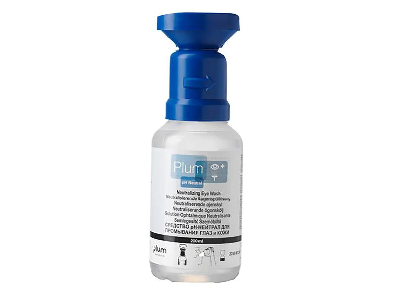 PLUM Augen Notfallstation 200 ml pH Neutral, 500 ml NaCl