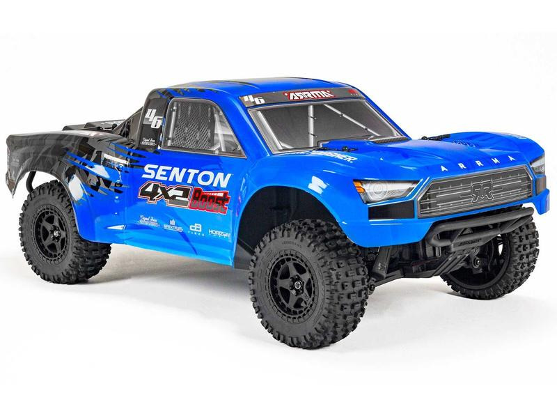 Arrma Short Course Truck Senton 4x2 Boost Mega, Blau RTR, 1:10