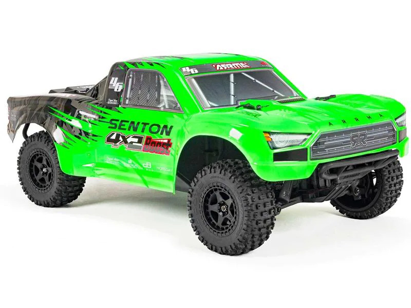 Arrma Short Course Truck Senton 4x2 Boost Mega, Grün RTR, 1:10