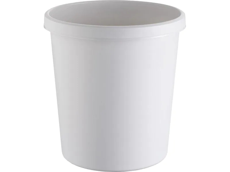 Helit Papierkorb 30 l, Lichtgrau