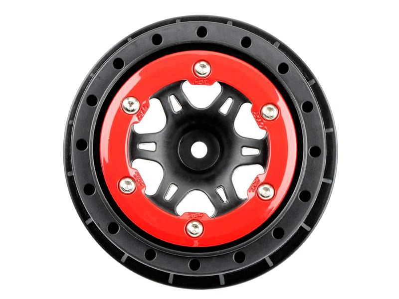 Proline Felgen 2.2/3.0 Split Six Hinten, Rot/Schwarz 2 Stück