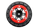 Proline Felgen 2.2/3.0 Split Six Hinten, Rot/Schwarz 2 Stück