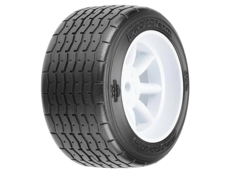 Proline Kompletträder VTA Hinten, 31 mm, 1:10, Weiss 2 Stück