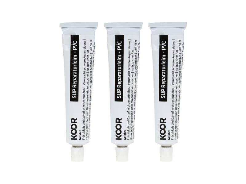 KOOR SUP-Reparaturleim Weiss, 3 Stück