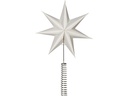 Star Trading Baumspitze Isa, 31 cm, Weiss