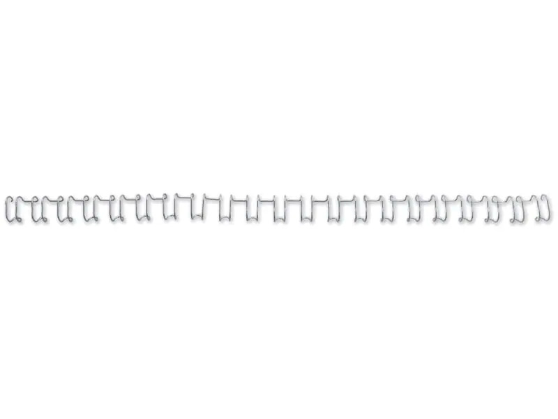GBC Binderücken Wire Bind 21 Ø 12 mm, Silber, 100 Stück