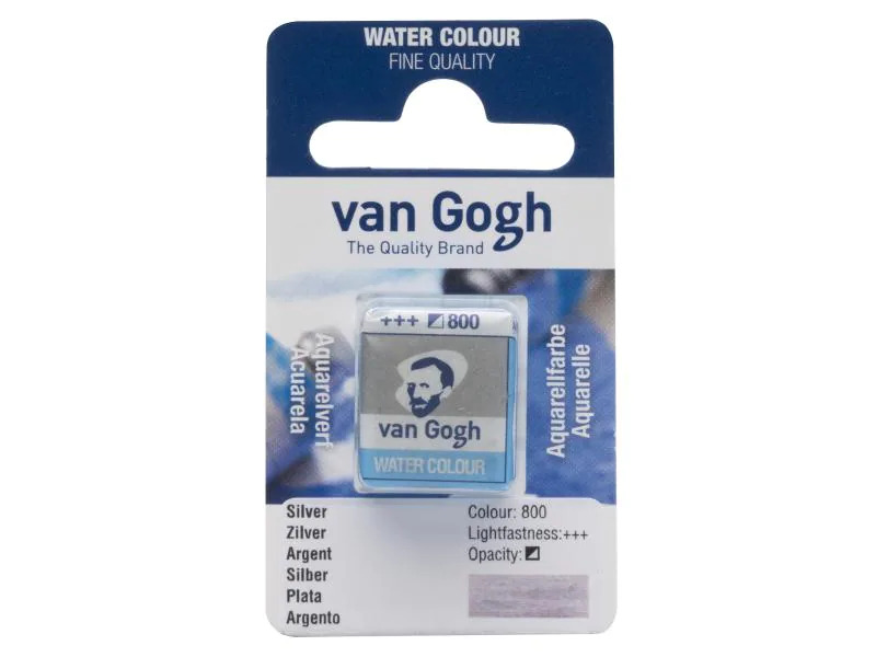Van Gogh Aquarellfarbe 800 Silber, 1 Stück