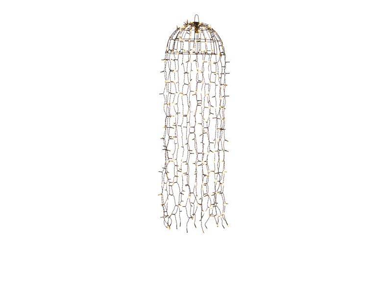 Konstsmide LED-Lichtervorhang Qualle, 400 LED, 0.95 m, Outdoor