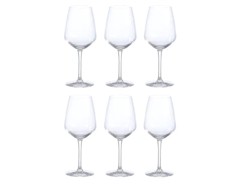 Arcoroc Rotweinglas Juliette 400 ml, 6 Stück, Transparent