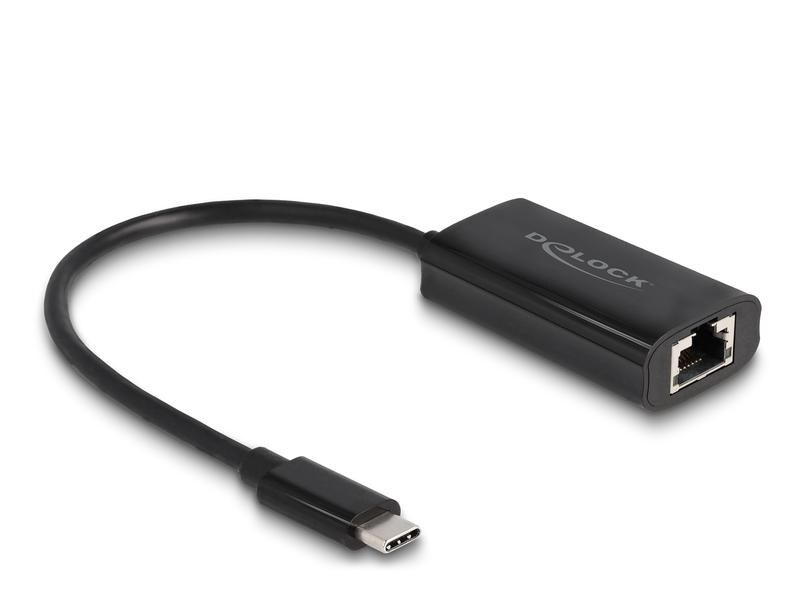 Delock Netzwerk-Adapter Gigabit mit Power Delivery 100 W USB Typ-C