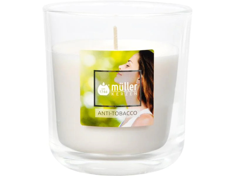 müller Kerzen Duftkerze Anti Tobacco 8.8 x 8 cm