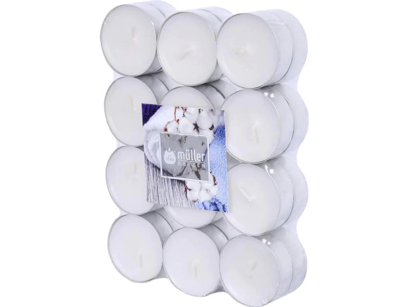 müller Kerzen Duftkerze Soft Cotton 24 Stück