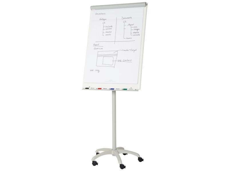 Berec Flipchart auf Rollen 74 cm x 100 cm