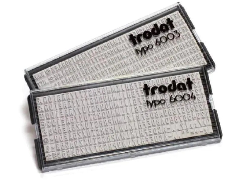 Trodat Stempel Zubehör Typo-printy &amp; Typomatic 1 Set, 328 Teile