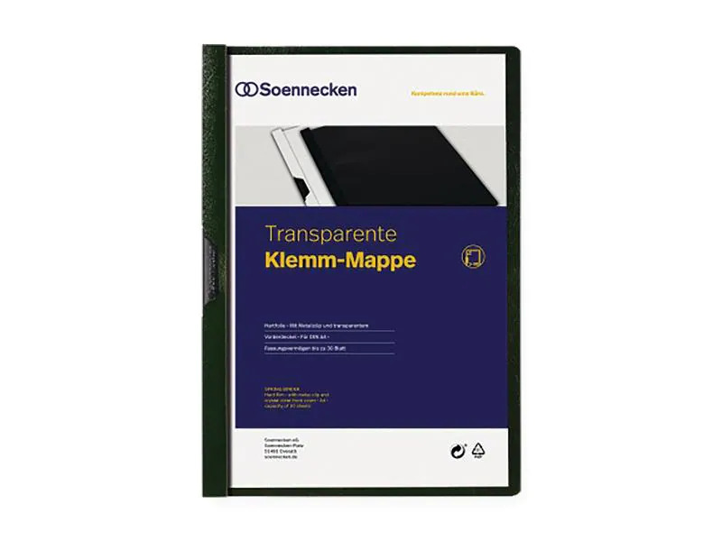 Soennecken Klemmhefter A4, Grün