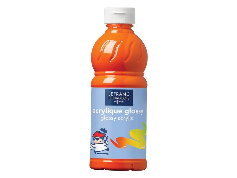 LEFRANC Acrylfarbe Glossy 500 ml, Orange