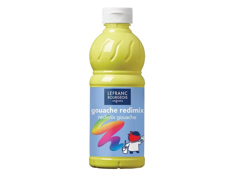 LEFRANC Temperafarben Redimix 500 ml, Zitronengelb