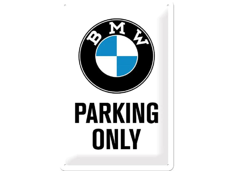 Nostalgic Art Schild BMW Parking Only 20 x 30 cm, Metall
