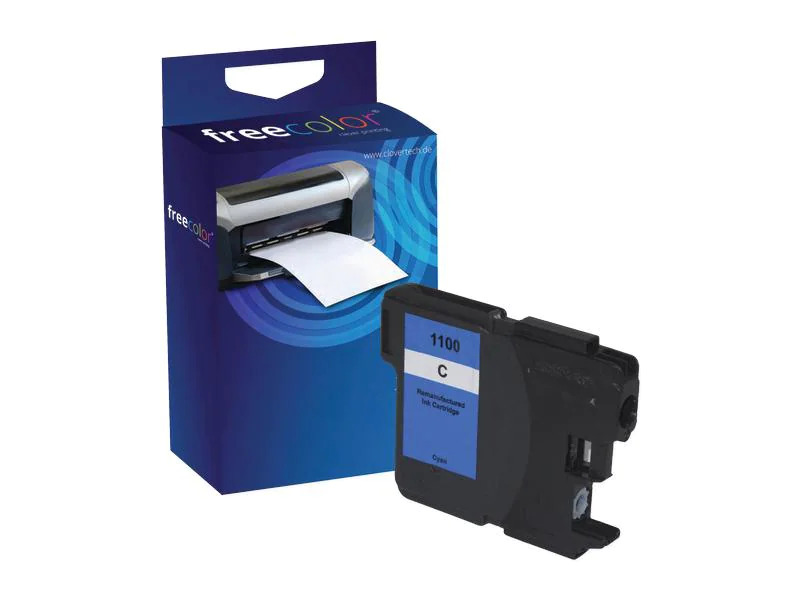 Freecolor Tinte Brother LC-1100 Cyan
