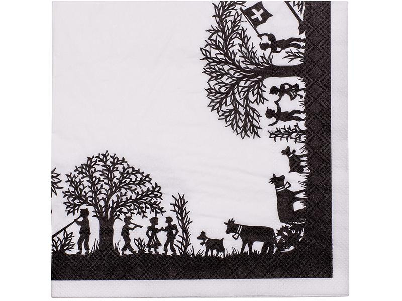 Kadastar Papierservietten «Bergchilbi» 33 cm x 33 cm, 20 Stück