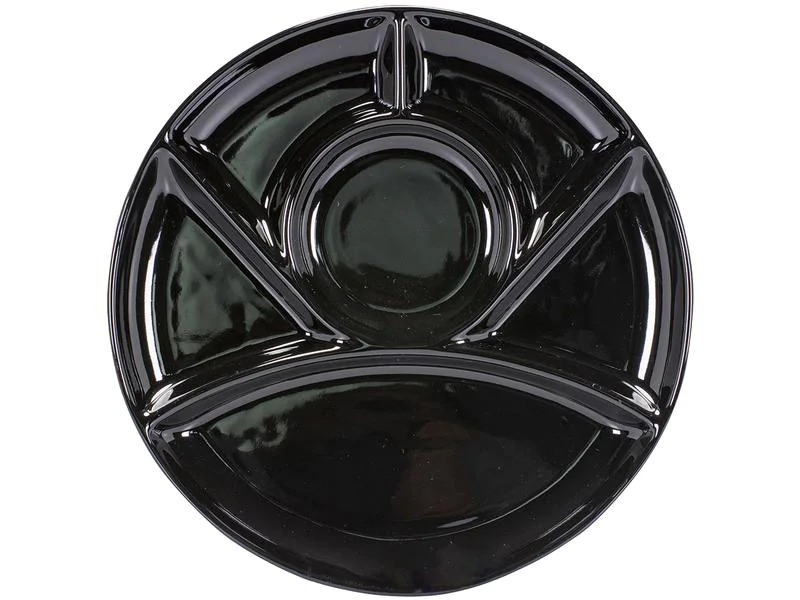 Kadastar Fondue-Teller Classic, 26 cm Schwarz