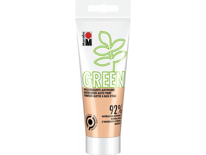 Marabu Bastelfarbe Alkydfarbe Green Apricot, 100 ml