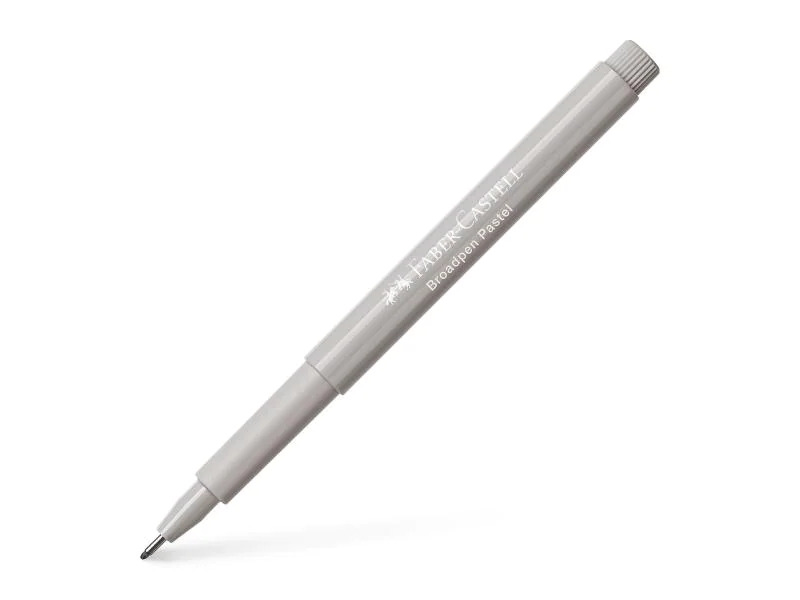 Faber-Castell Fineliner Broadpen 1554 0.8 mm, Pastellgrau