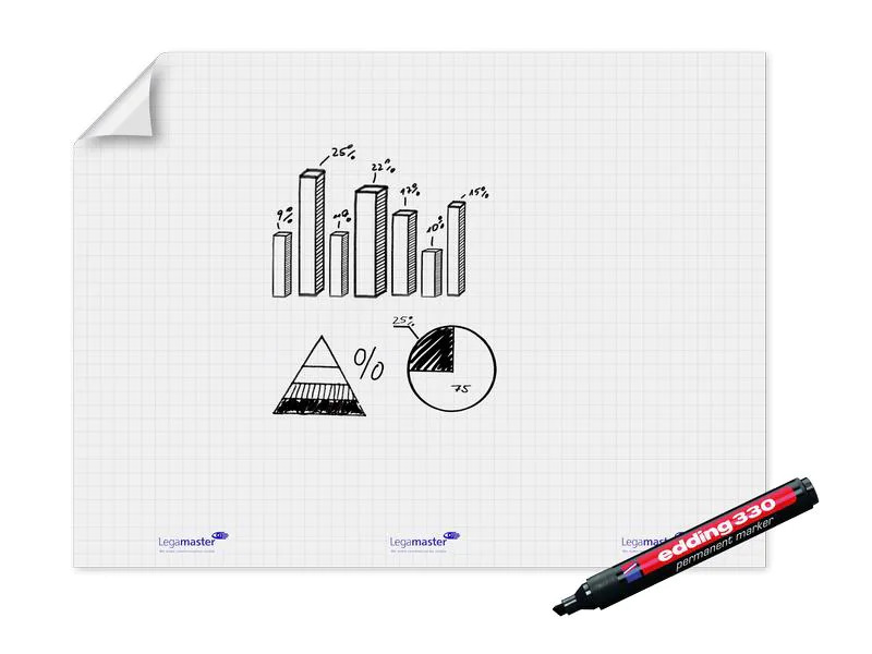 Legamaster Flipchart MagicChart 120 cm x 90 cm
