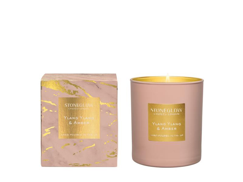 Stoneglow Duftkerze Ylang Ylang &amp; Amber 220 g