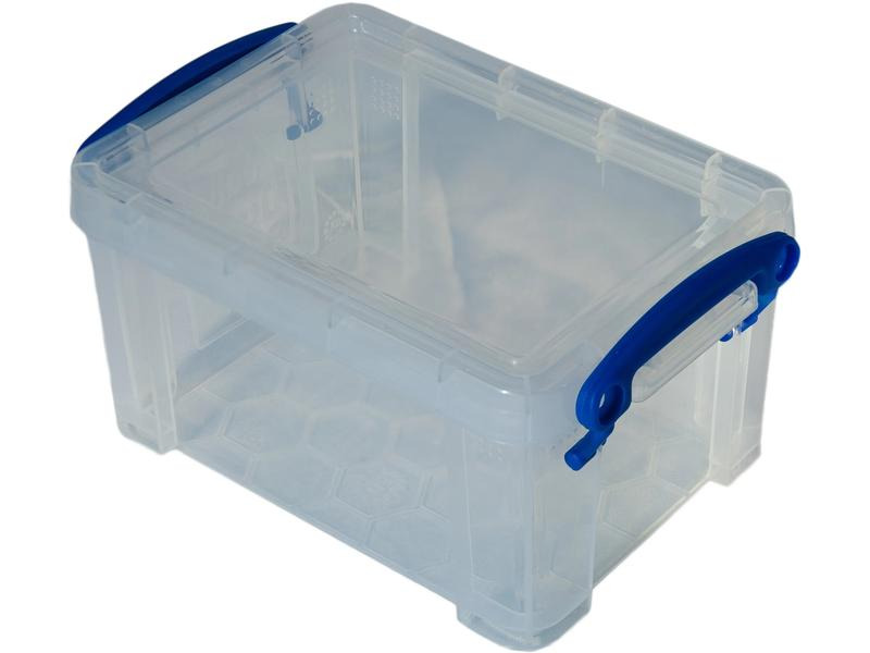 Really Useful Box Aufbewahrungsbox 1.6 Liter, Transparent