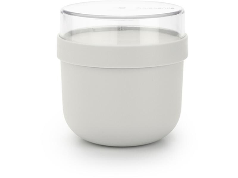 Brabantia Yoghurtbehälter Make &amp; Take 500 ml, Hellgrau