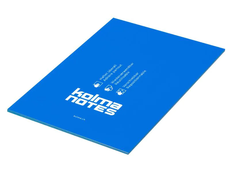 Kolma Notizzettel NOTES A5 Blau, 50 Blatt