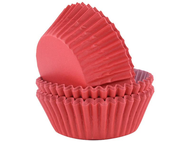 PME Cupcake Backform Rot, 60 Stück