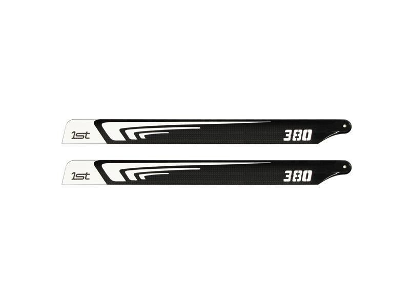 1st Hauptrotorblätter Carbon 380 mm FBL 2 Stück