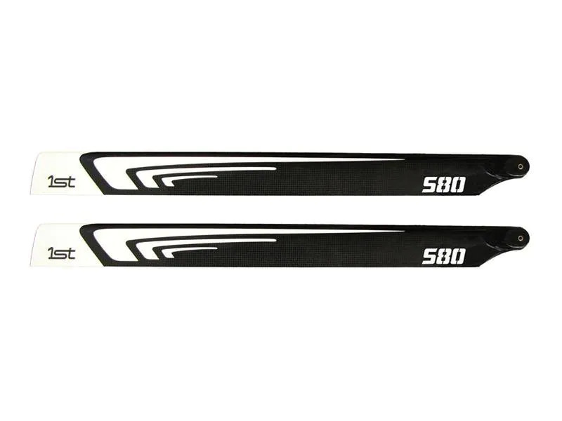 1st Hauptrotorblätter Carbon 580 mm FBL 2 Stück