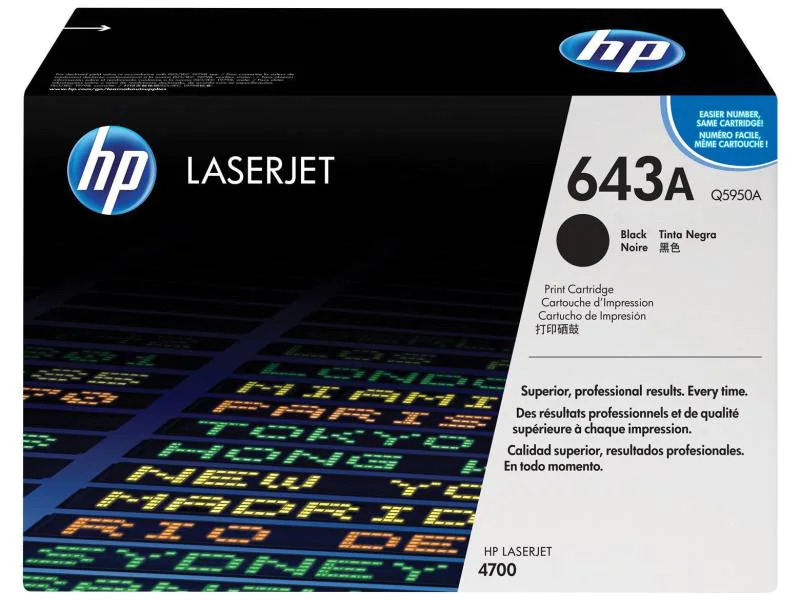 HP Toner Nr. 643A (Q5950A) Black