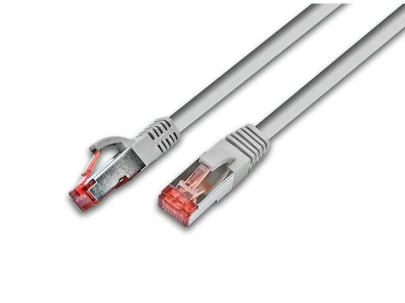 Wirewin Patchkabel RJ-45 - RJ-45, Cat 6, S/FTP, 1 m, Grau