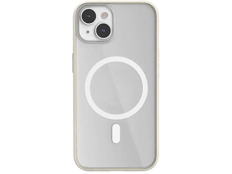Woodcessories Back Cover Clear Case MagSafe iPhone 14 Plus Weiss