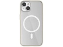 Woodcessories Back Cover Clear Case MagSafe iPhone 14 Plus Weiss