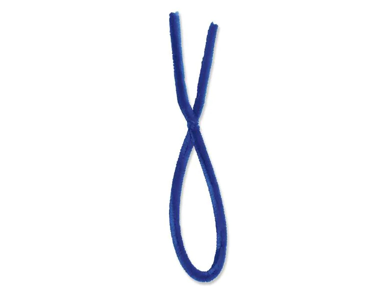URSUS Chenilledraht 8 mm Blau, 10 Stück
