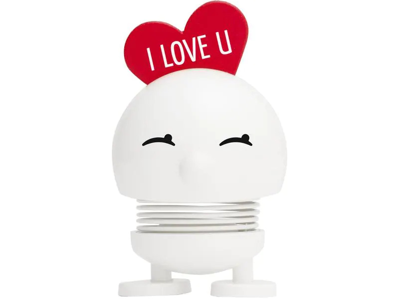 Hoptimist Aufsteller Bimble Love S 8.7 cm, Weiss
