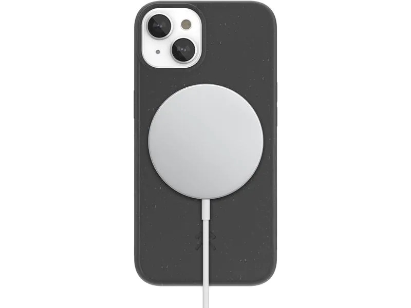Woodcessories Back Cover Bio Case MagSafe iPhone 14 Plus Schwarz