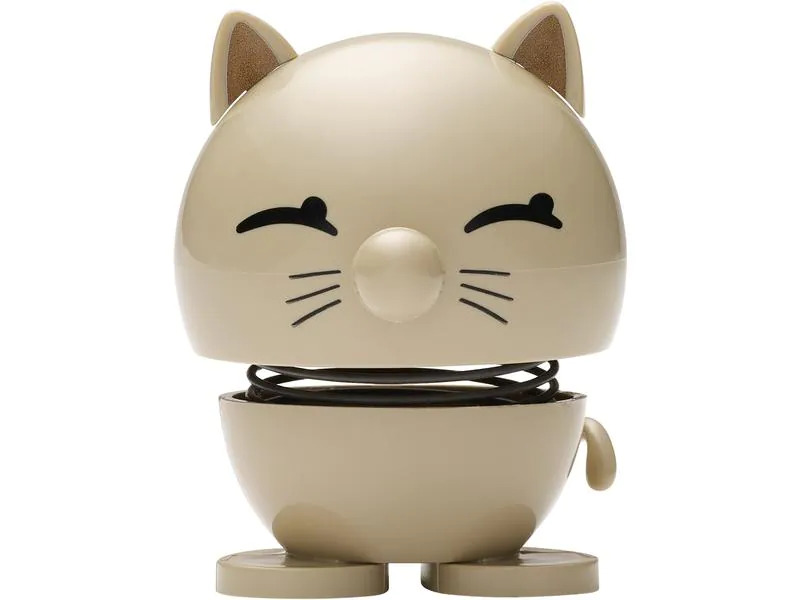 Hoptimist Aufsteller Bimble Katze S 7.3 cm, Beige