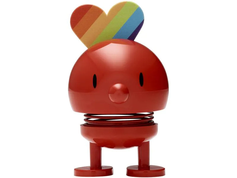 Hoptimist Aufsteller Regenbogen S 8.7 cm, Rot