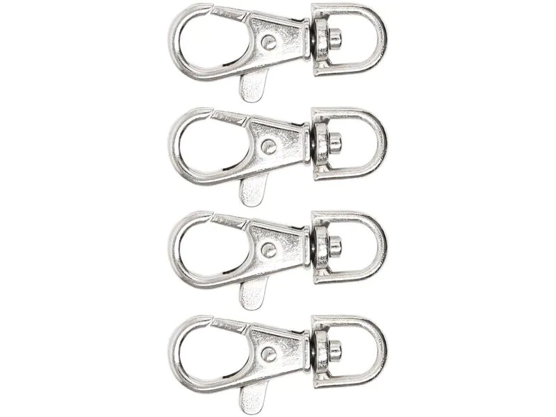 lalana Anhänger mit Karabiner 38 x 15 mm, 4 Stück