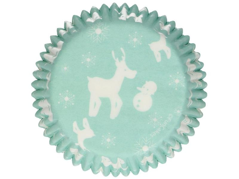 Funcakes Muffin-Backform Winter Wonderland 48 Stück