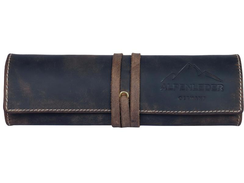 Alpenleder Etui Gfrett Dunkelbraun