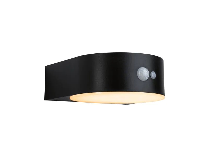 Paulmann Wandleuchte Solar Eileen, 2200K, Schwarz