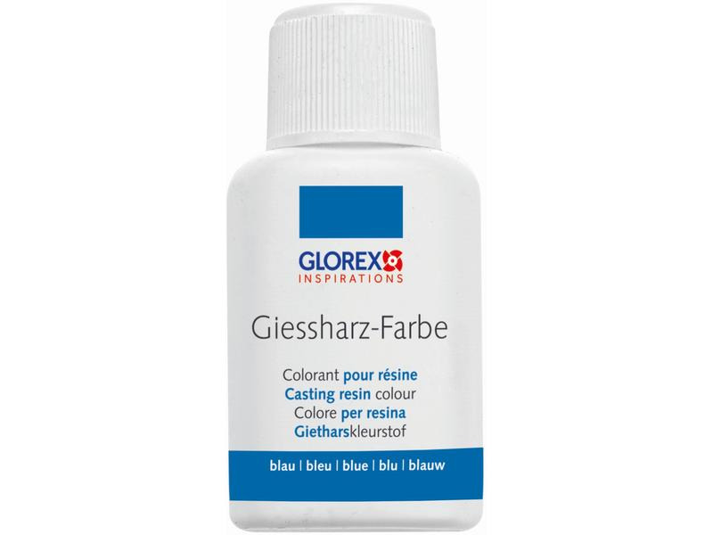 Glorex Farbpigmente Giessharz Farbe 20 ml, Blau